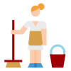 housekeeping-bucket-broom-mop